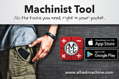 Allied Machine startet neue App - Machinist Tool